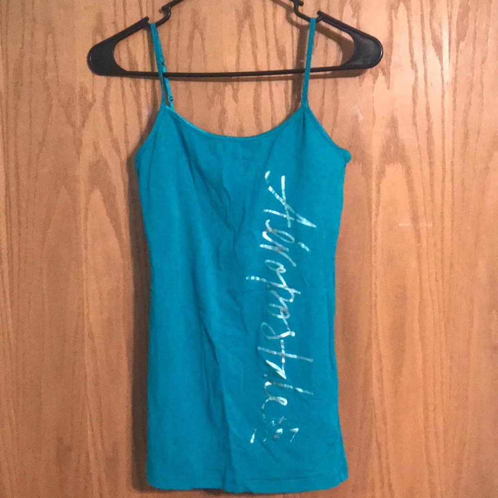 Aeropostale turquoise spaghetti strap tank top